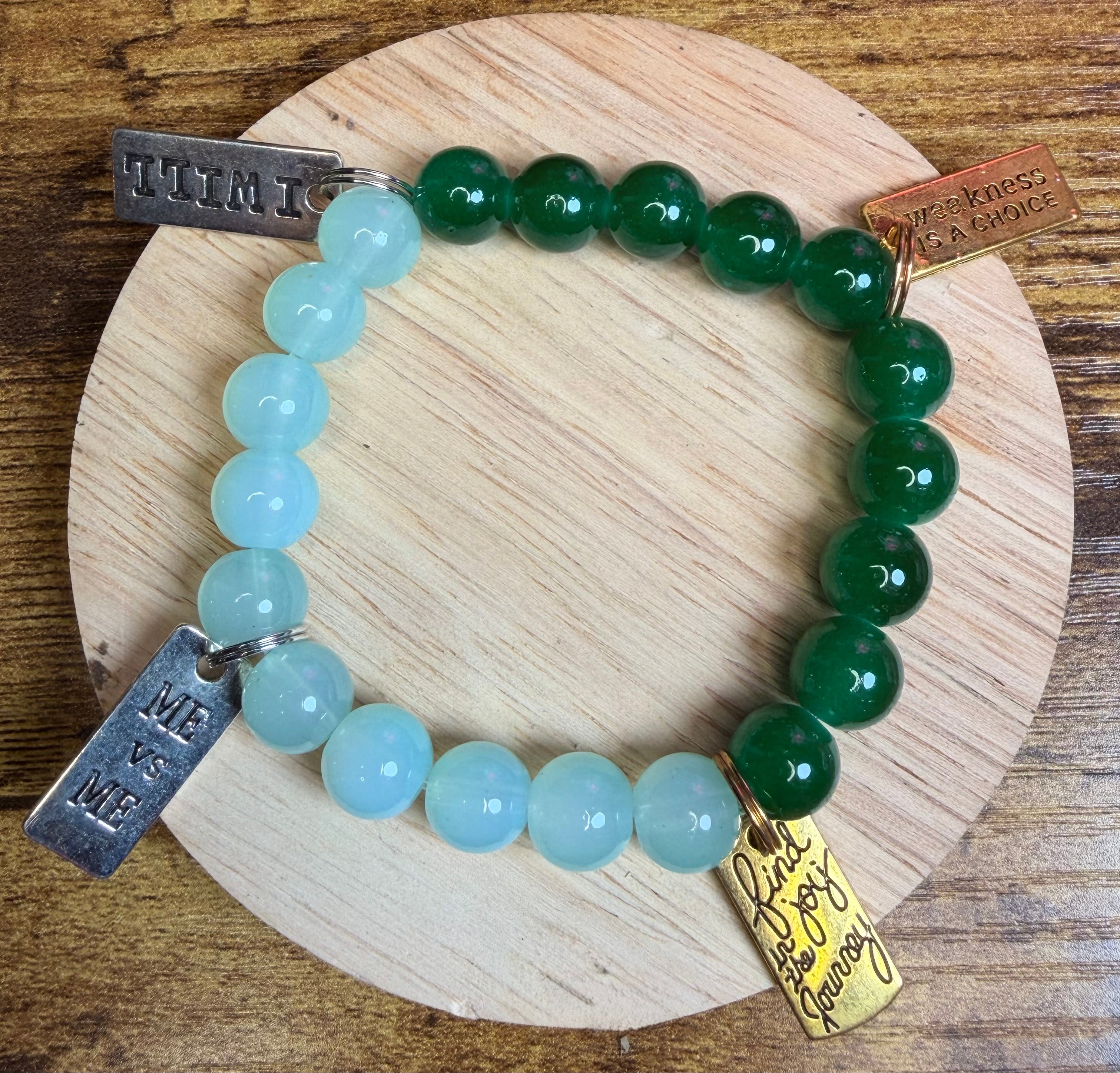 Two-Tone Beaded Bracelet